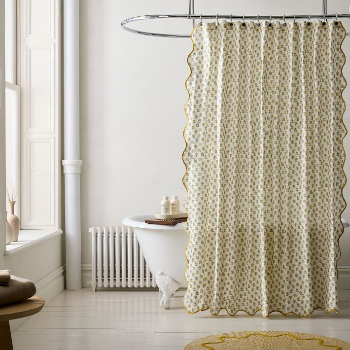 Begonia Shower Curtain | West Elm (US)