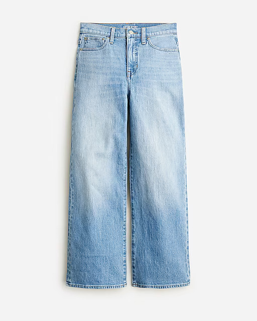 Slim wide-leg jean in River place wash | J. Crew US