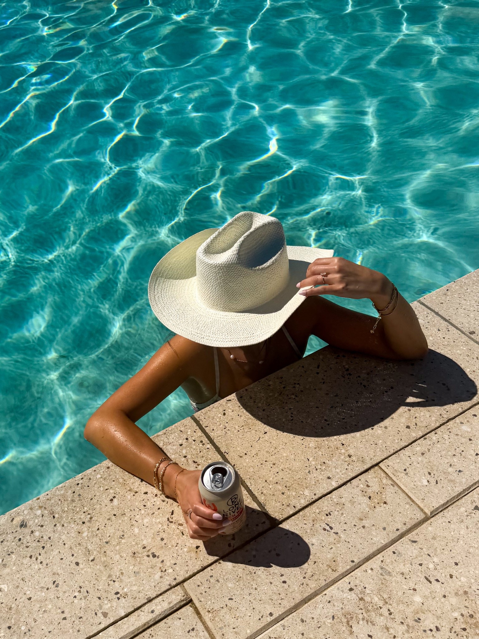 the cutest hat!! got size small, true to size and has adjustable strap if you need to tighten a tad 

#LTKFestival #LTKSwim #LTKgrwm