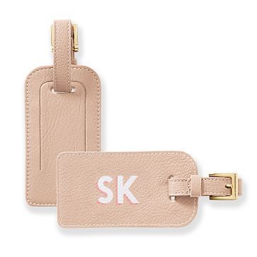 Leather Luggage Tag, Printed | Mark and Graham