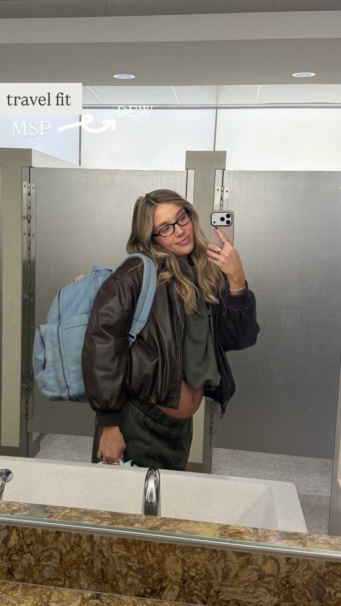 Matching set 🔗 on my stories buuuut jacket and bag linked here!! 

#LTKBump #LTKTravel #LTKmomlife