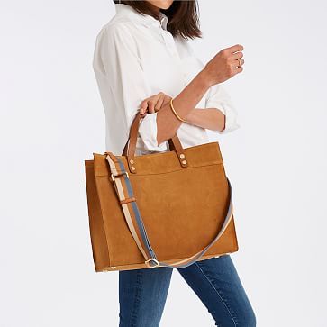 Essential Suede Tote | Mark and Graham