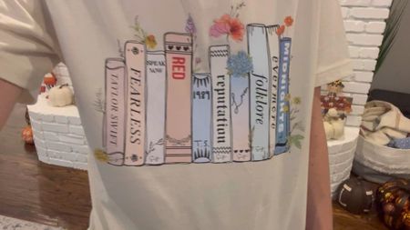 Cutest t shirt for my book loving swifties!

Cute holiday gift idea

Taylor swift, bookish 

#LTKGiftGuide #LTKfindsunder50 #LTKSeasonal