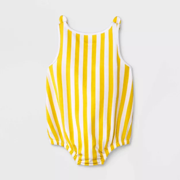 Baby Girls' 2pk Floral Striped Romper - Cat & Jack™ | Target