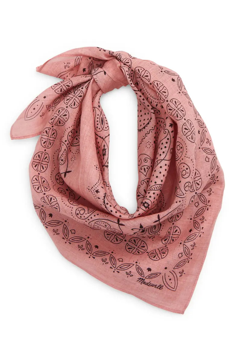x BCRF Organic Cotton Overdyed Bandana | Nordstrom