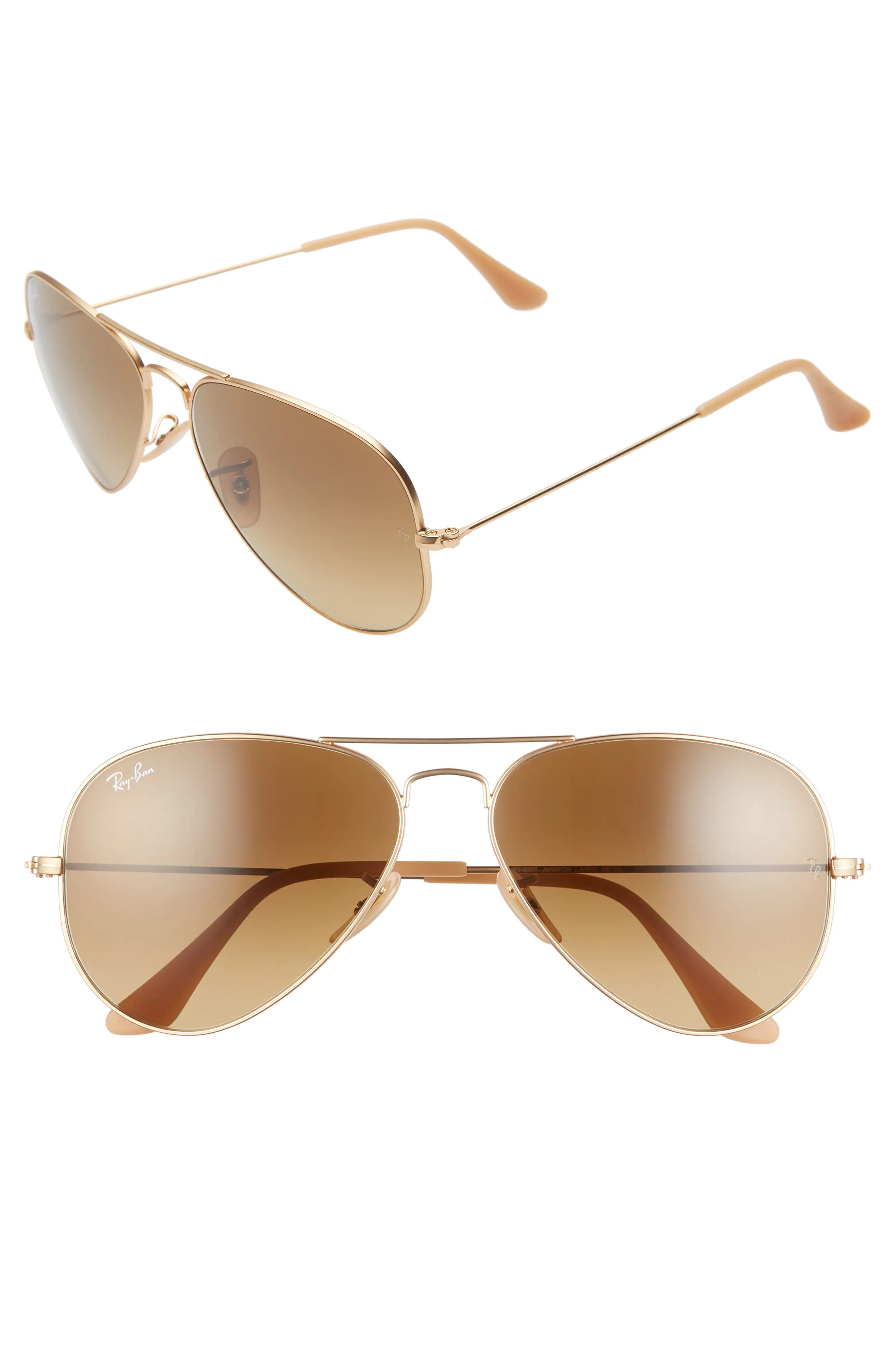 Standard Original 58mm Aviator Sunglasses | Nordstrom