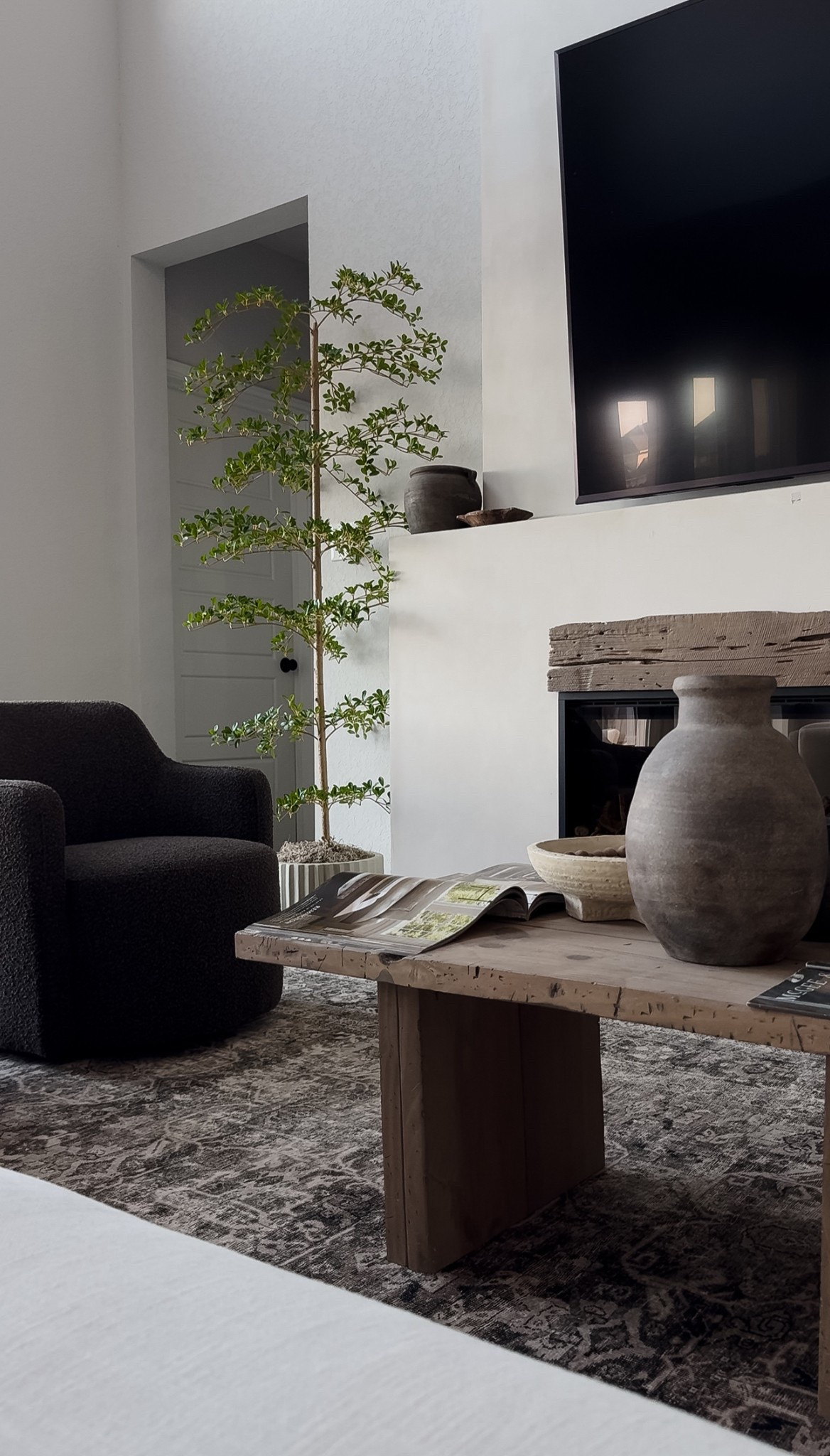 Some new additions to the living room! #organicmodern #fauxtree #fauxshadylady

#LTKHome
