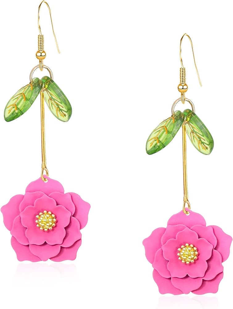 Alloy Daisy Floral Earrings for Women Dainty Bouquet Flower Earrings Gift for Her Jewelry | Amazon (US)