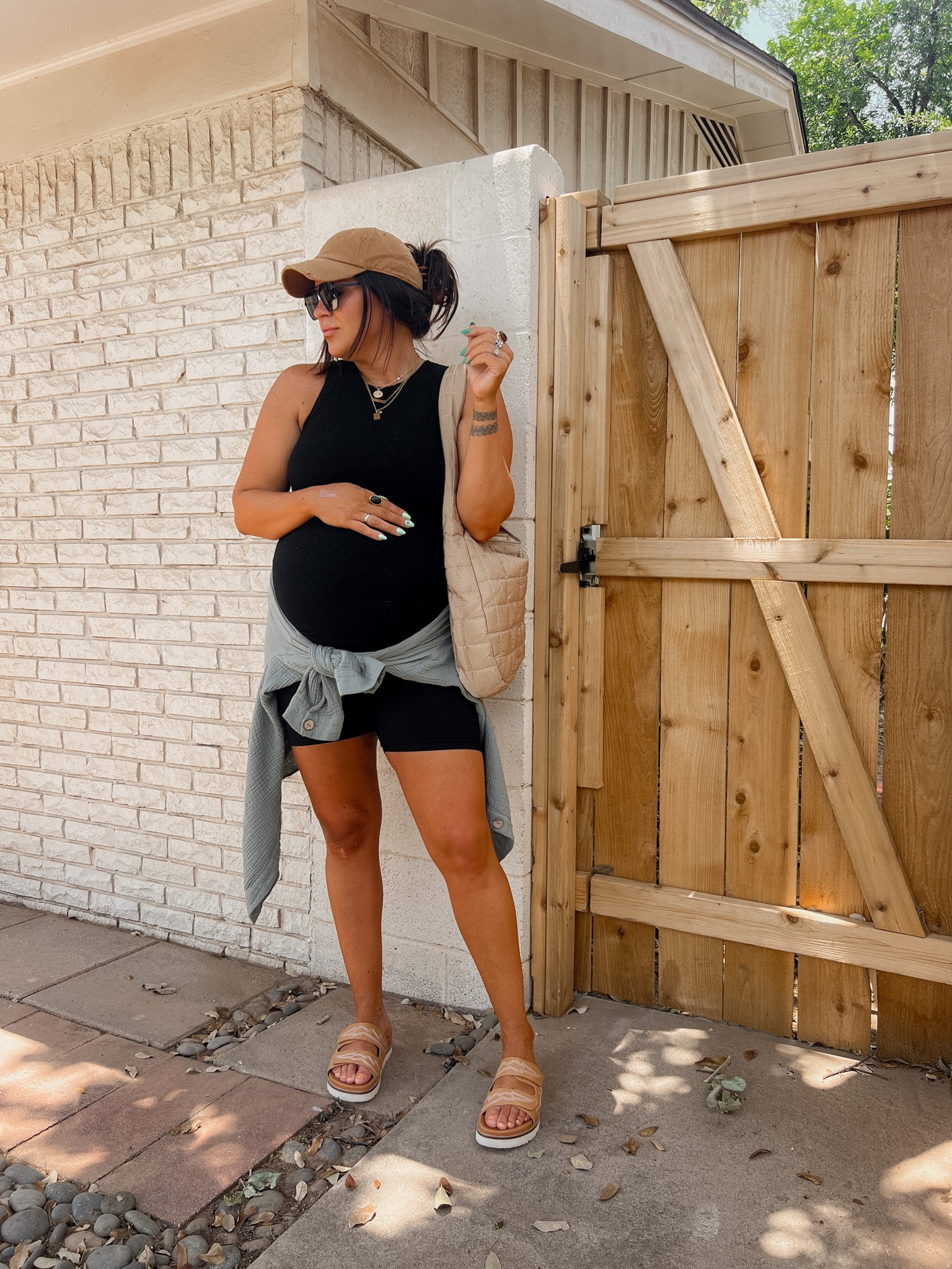 Summer casual bump styl
Tank: XL
bike shorts: Xl
Sandals: TTS (BWC20)
Button Up: XL (bwc20)


#LTKshoecrush #LTKsalealert