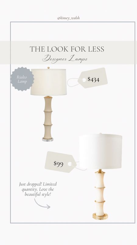 Designer look for less table lamp! Alabaster crystal lamps on a budget! 

#LTKstyletip #LTKfindsunder100 #LTKhome