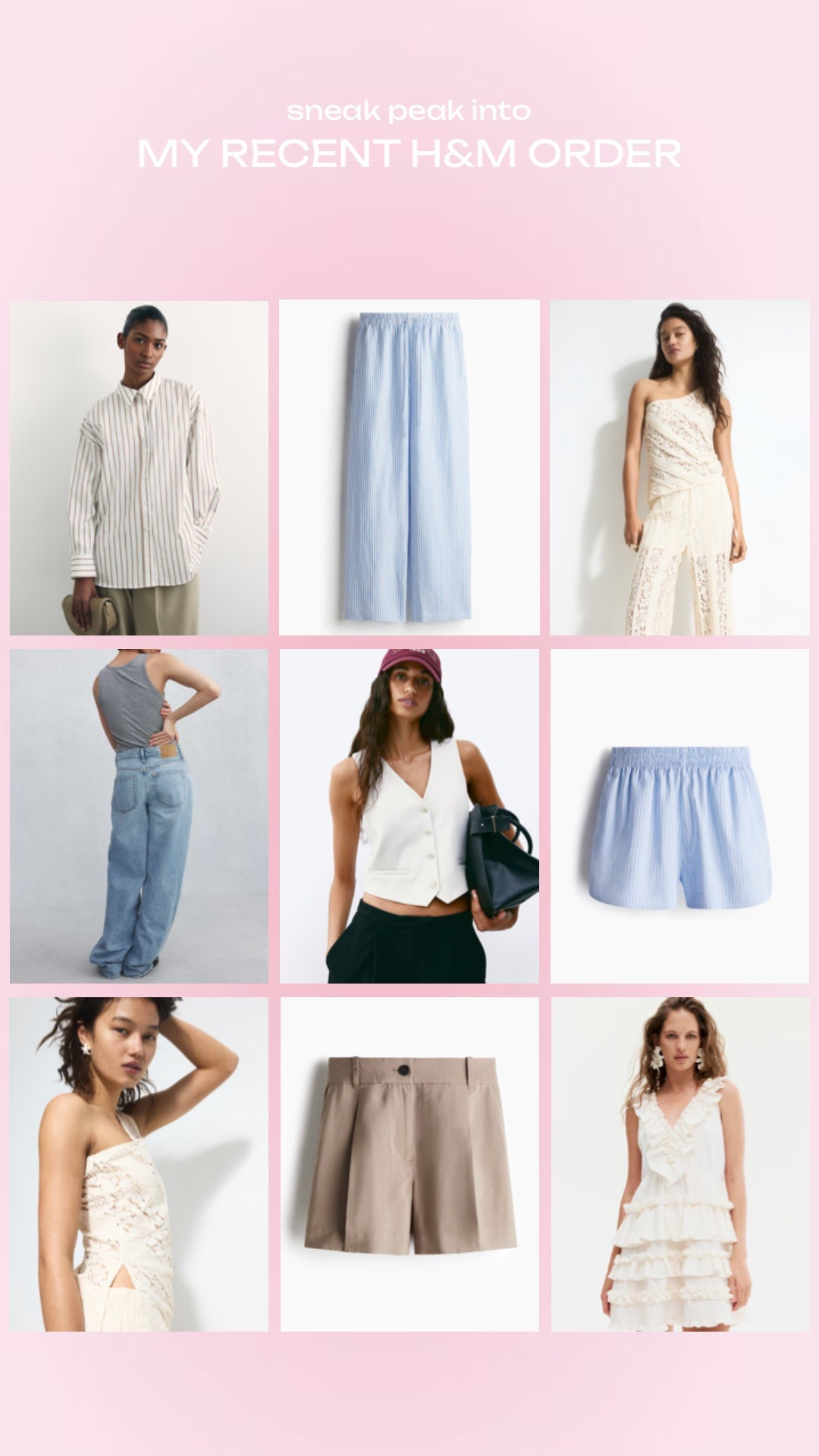 My recent h&m finds! 🤍 

#LTKPlusSize #LTKStyleTip #LTKMidsize