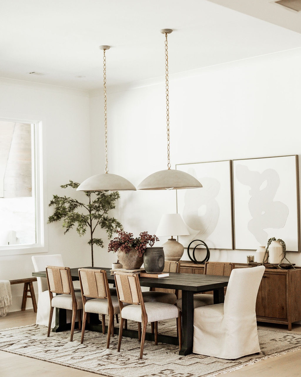When lighting becomes the statement 💡✨

These sculptural pendants bring a Modern Classic edge to this dining room — balancing warmth and elegance perfectly. They add dimension, texture, and just the right glow for every gathering.

#porcheandco #modernclassic #diningroominspo #pendantlighting #lightingdesign #neutralhome #interiorinspiration #modernclassicinterior #timelessinteriors #homedecor #interiorstyle #interiorinspo #warmneutrals #interiorstyling #designinspo

Do you want to bring our dreamy Modern Classic style interior design into your own home? 🏡 You’re in luck! Reserve our Online Interior Design packages today -> https://porcheandco.com/edesign ✨ We can’t wait to work with you & design your home with #porcheandco

#LTKHome #LTKdayinmylife #LTKvlog
