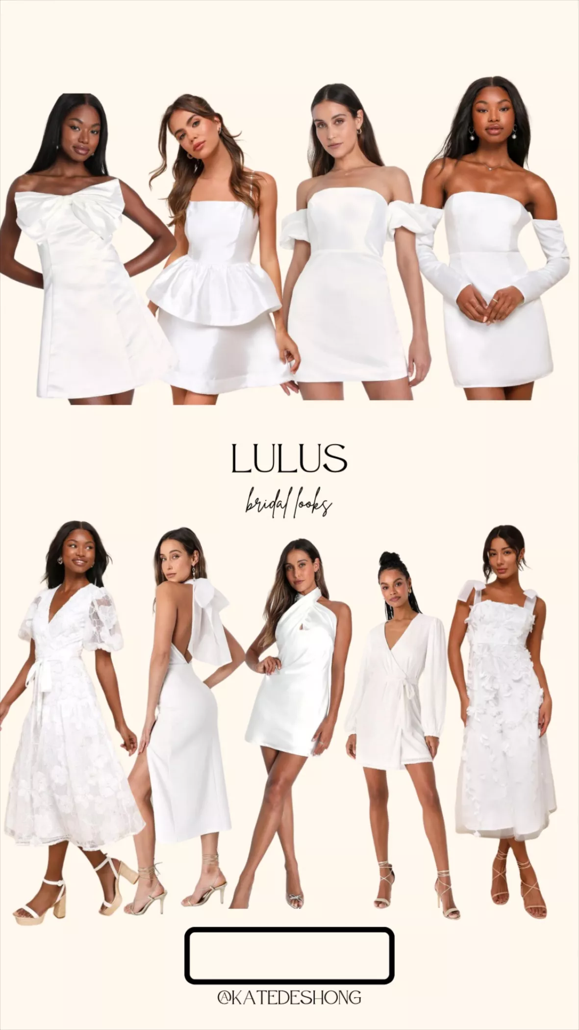 White Satin Mini Dress - Halter Mini Dress - Bridal Shower Dress