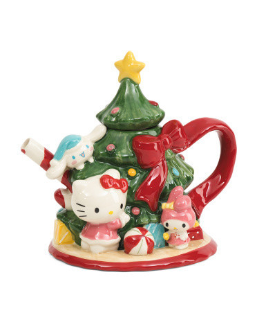 Hello Kitty And Friends Holiday Tree Teapot | TJ Maxx