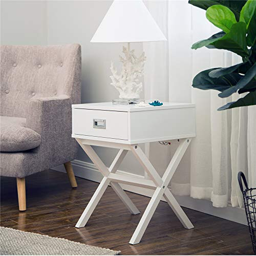 ACME Furniture 82824 Babs End Table, White, One Size | Amazon (US)