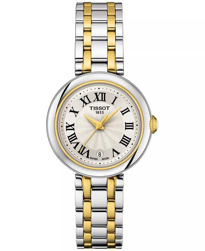 Women's Swiss Bellissima Small Lady Two-Tone Stainless Steel Bracelet Watch 26mm | Macys (US)