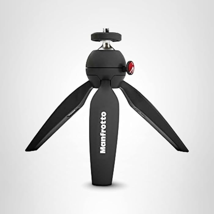 Manfrotto MTPIXIMII-B, PIXI Mini Tripod with Handgrip for Compact System Cameras, for DSLR, Mirro... | Amazon (US)