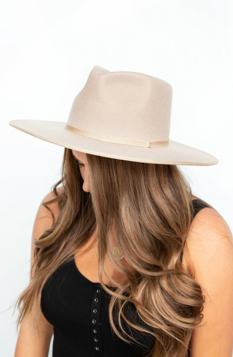 Day In The Shade Beige Wool Hat | Apricot Lane Boutique