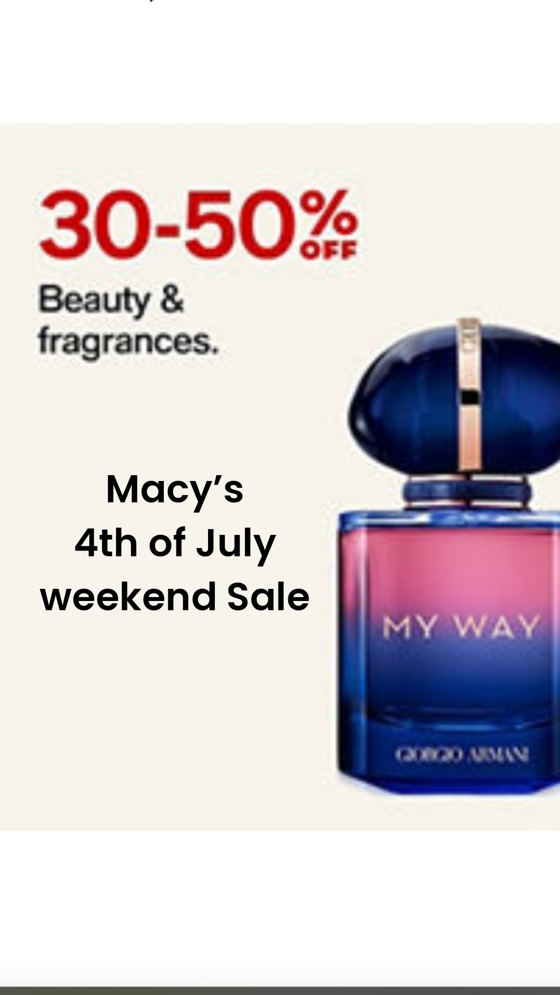 Macy’s Fourth of July weekend sale🎆