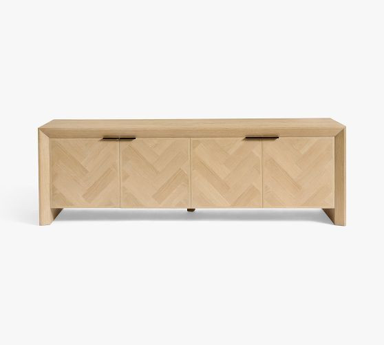 Blair Herringbone Media Console (74") | Pottery Barn (US)