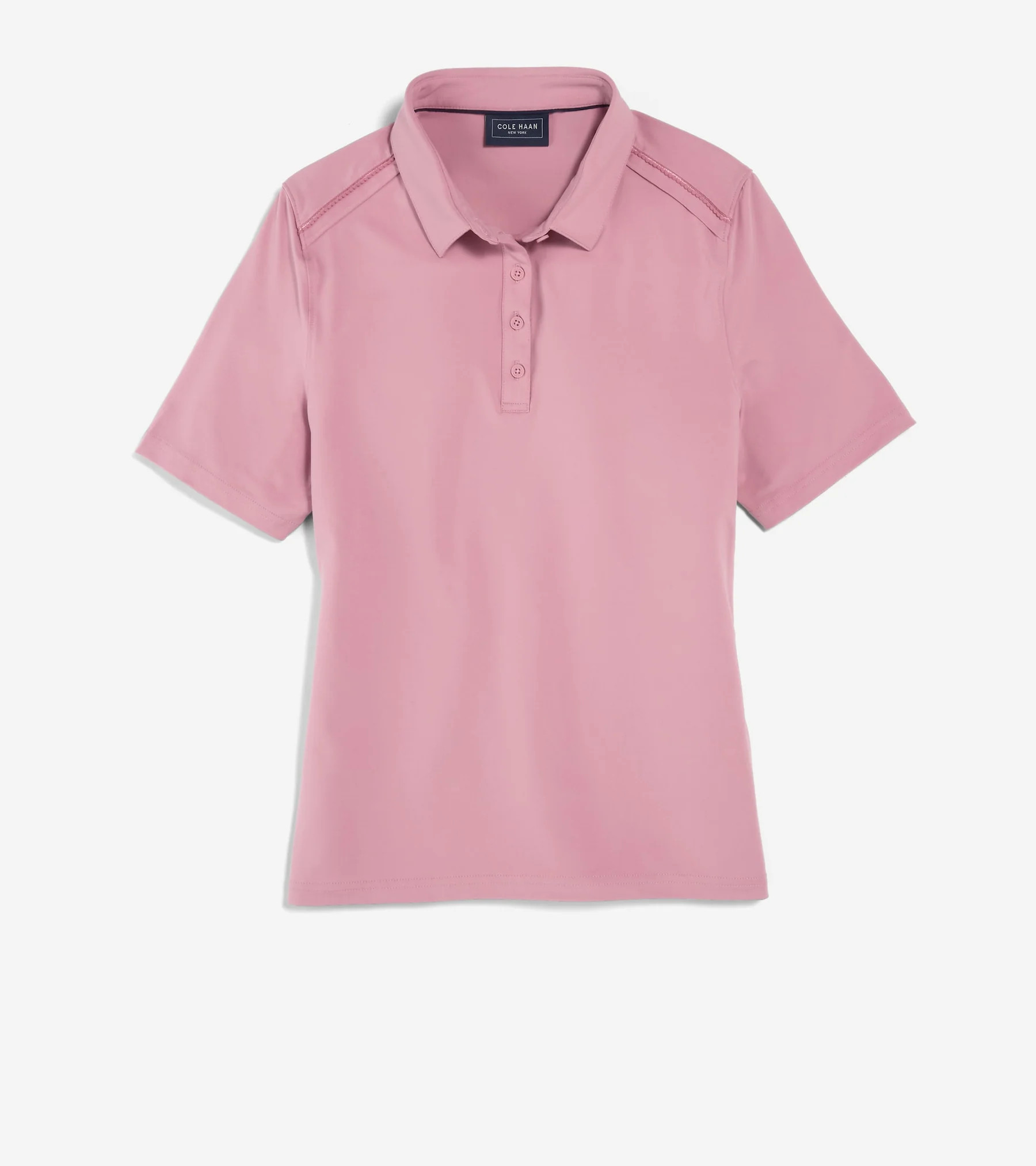 Women's Topspin Polo Shirt in Pink | Cole Haan | Cole Haan (US)