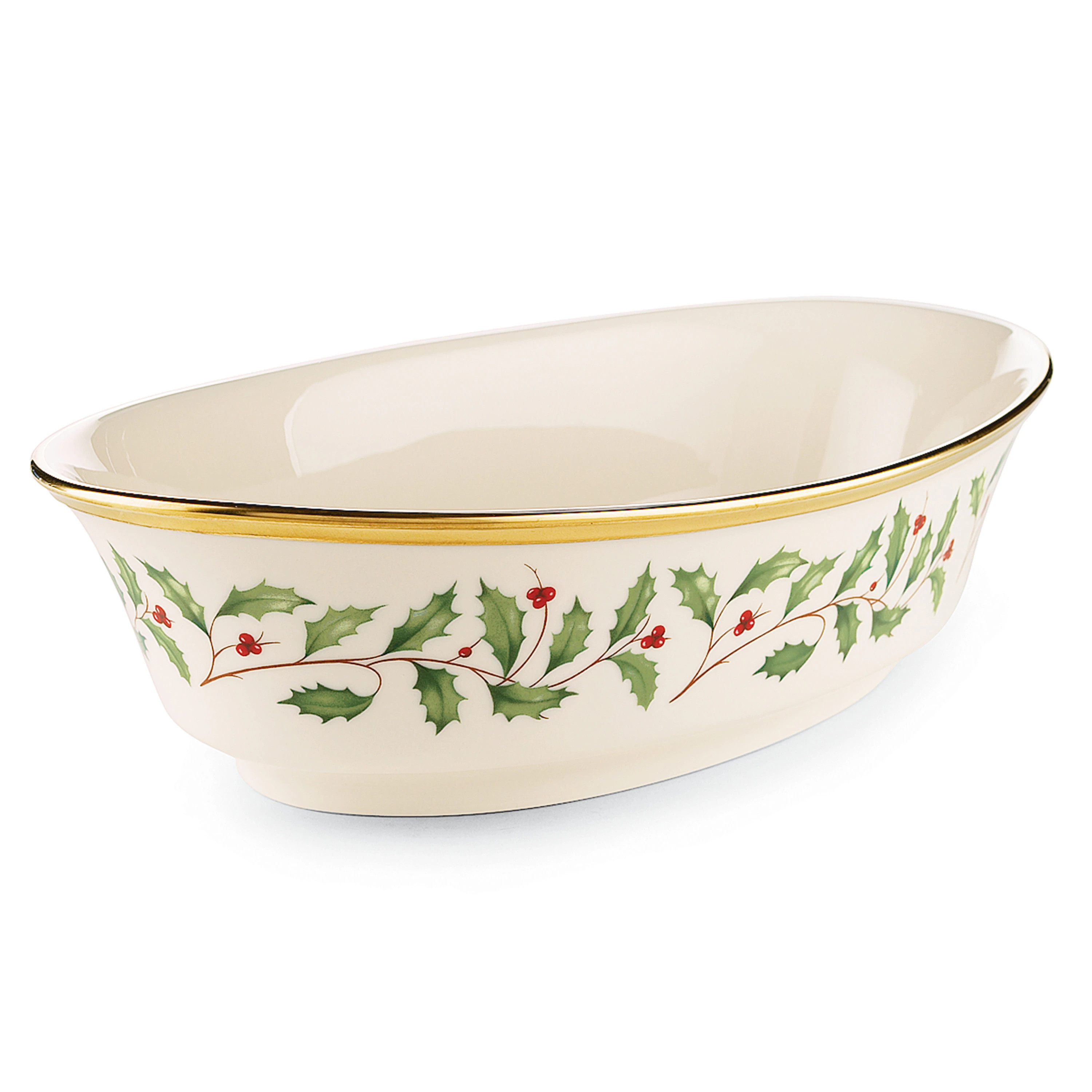 LENOX Lenox Holiday Vegetable Serving Bowl in White | 146504510 | Lowe's