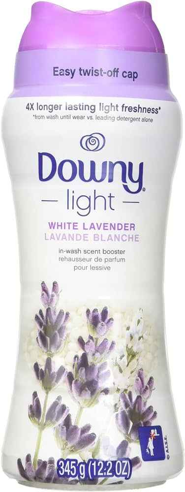 Downy Light Laundry Scent Booster Beads for Washer, White Lavender, 12.2 oz, with No Heavy Perfum... | Amazon (US)
