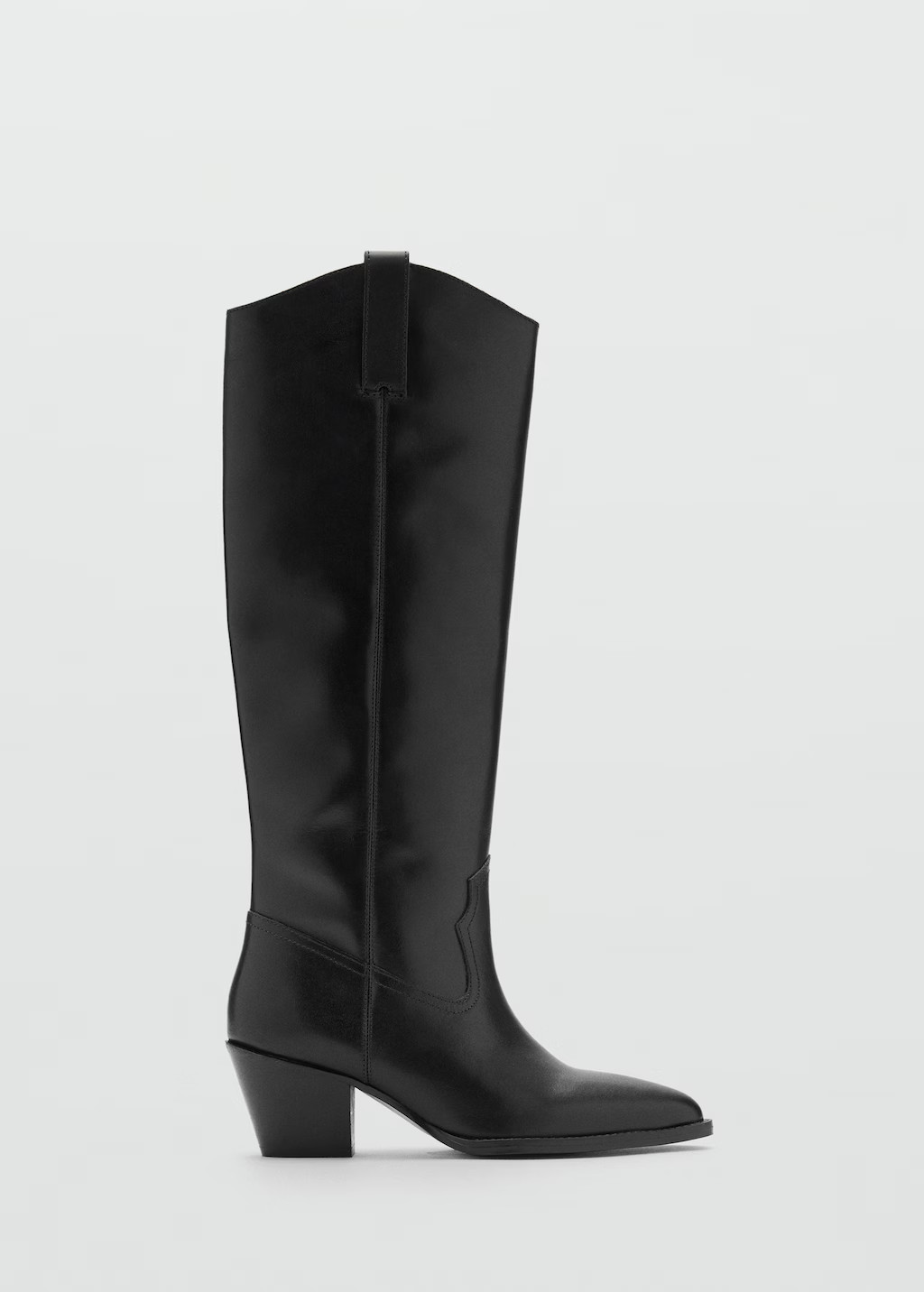 Heel leather boot | Mango (US/MX/AU)