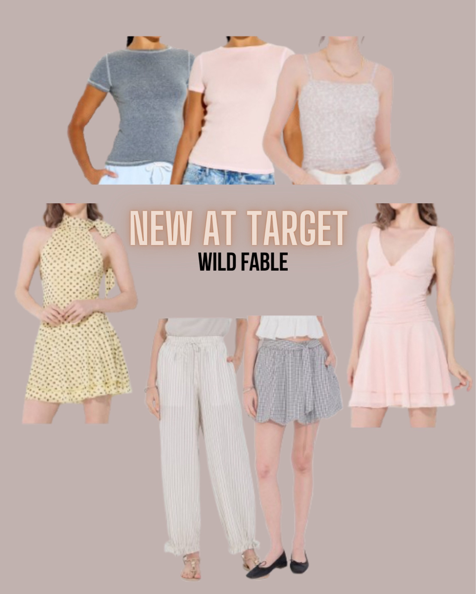 Target style
Balloon pants
Mini dress
Miniskirt
