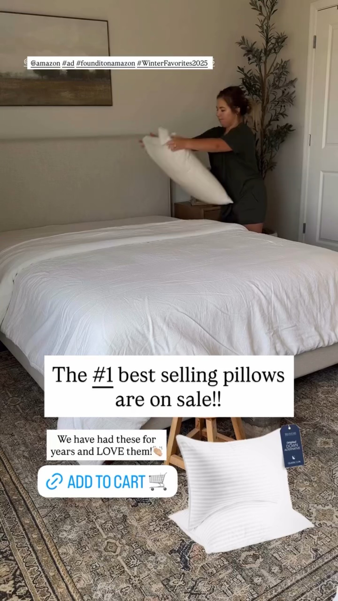 Amazon Best Selling bed pillows are on sale for Black Friday!! @amazon #ad #founditonamazon #WinterFavorites2025

#LTKGiftGuide #LTKHome #LTKCyberWeek