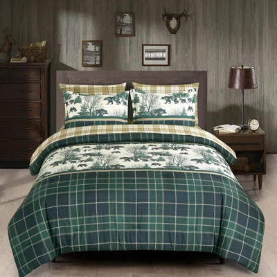 Southwestern Cabin Lodge Bedding Comforter Set with Sheets | Wayfair North America