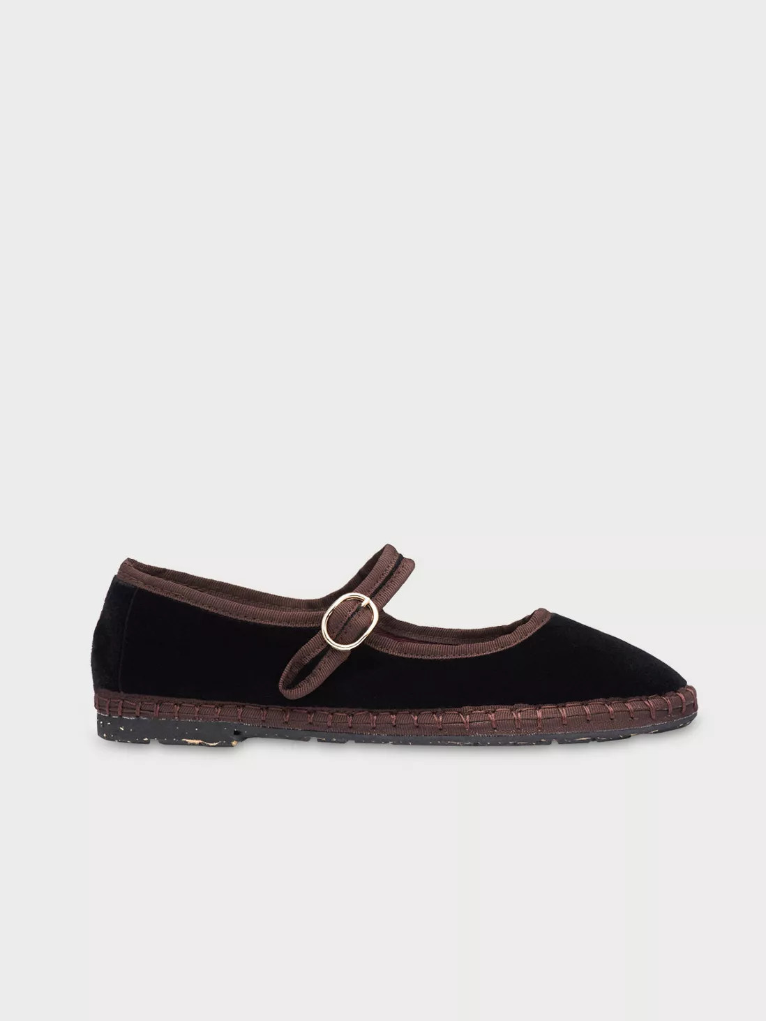 Flabelus Velvet Mary Jane Flat | Urban Outfitters (US and RoW)