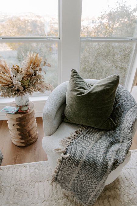 Inside my bedroom seating area! These west elm chairs are the perfect size and I love all the color options! Details linked below! 

I paid full price and it was worth it!

Swivel chairs | pillows | blanket | home decor

#LTKstyletip #LTKhome