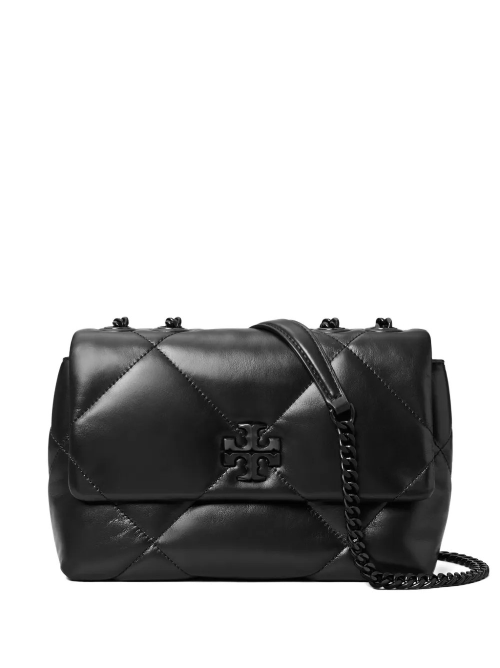 Tory Burch Kira quilted leather shoulder bag - Black | Farfetch Global