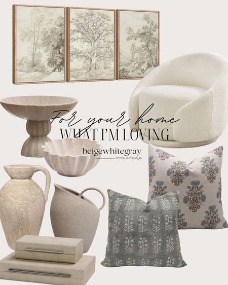 What I’m loving for your home!! Gorgeous home decor and furniture with a light and airy vibe!! These throw pillows are everything!! And the home decor are also perfect for a shelfie 

#LTKHome #LTKStyleTip #LTKFindsUnder100
