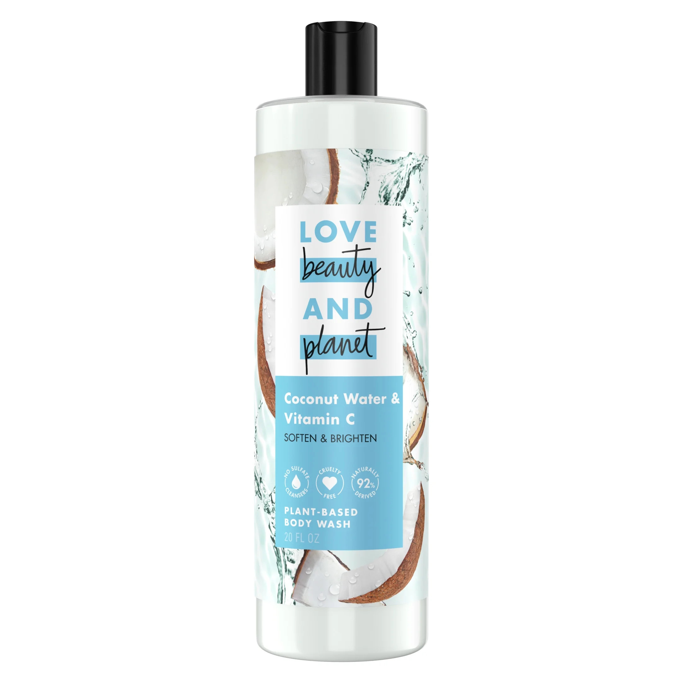 Love Beauty and Planet Gentle Body Wash, Coconut Water and Vitamin C, 20 fl oz | Walmart (US)