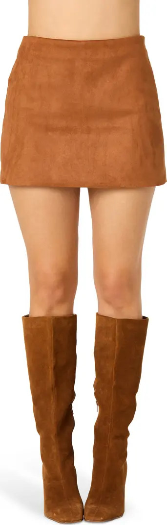 Faux Suede Miniskort | Nordstrom