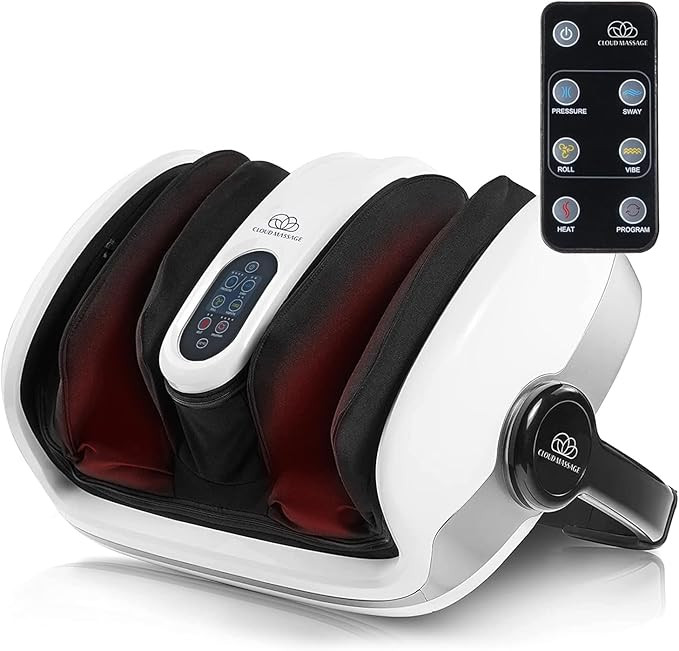 Cloud Massage Shiatsu Foot Massager with Heat - Foot & Calf Massager for Relaxation, Plantar Fasc... | Amazon (US)