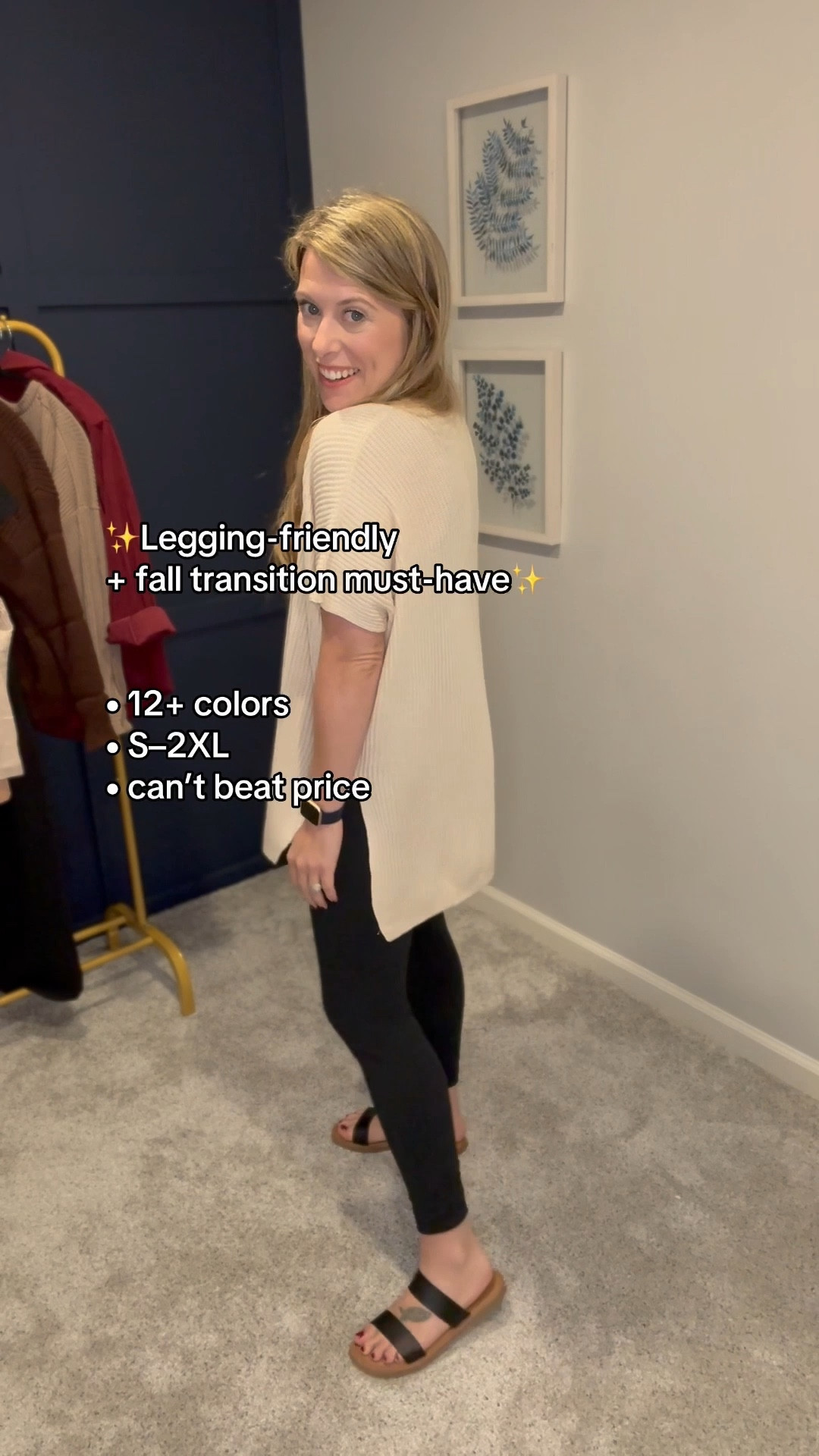 Legging-friendly + fall ready S-2XL. I'm in a small 

#LTKStyleTip #LTKPlusSize #LTKSeasonal