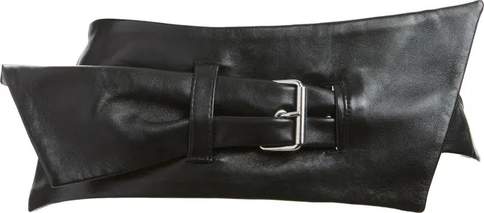 Caren Biker Lambskin Leather Belt | Nordstrom
