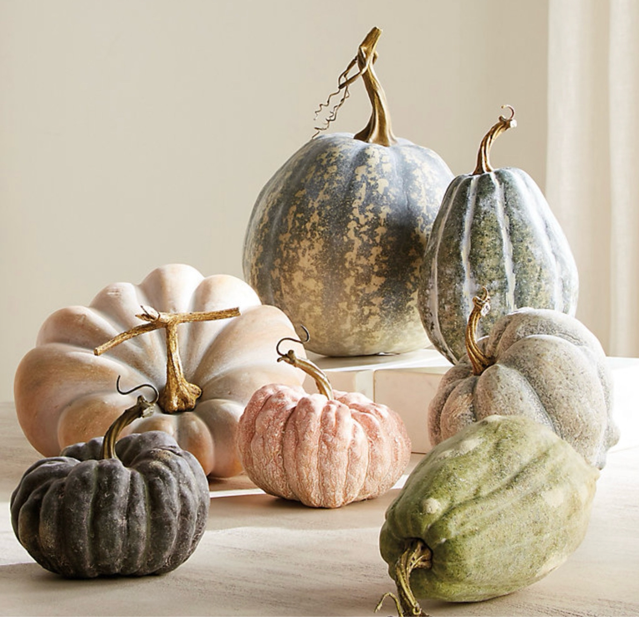 These faux autumn gourds are the epitome of the fall harvest.  

#LTKHome #LTKFindsUnder100 #LTKSeasonal