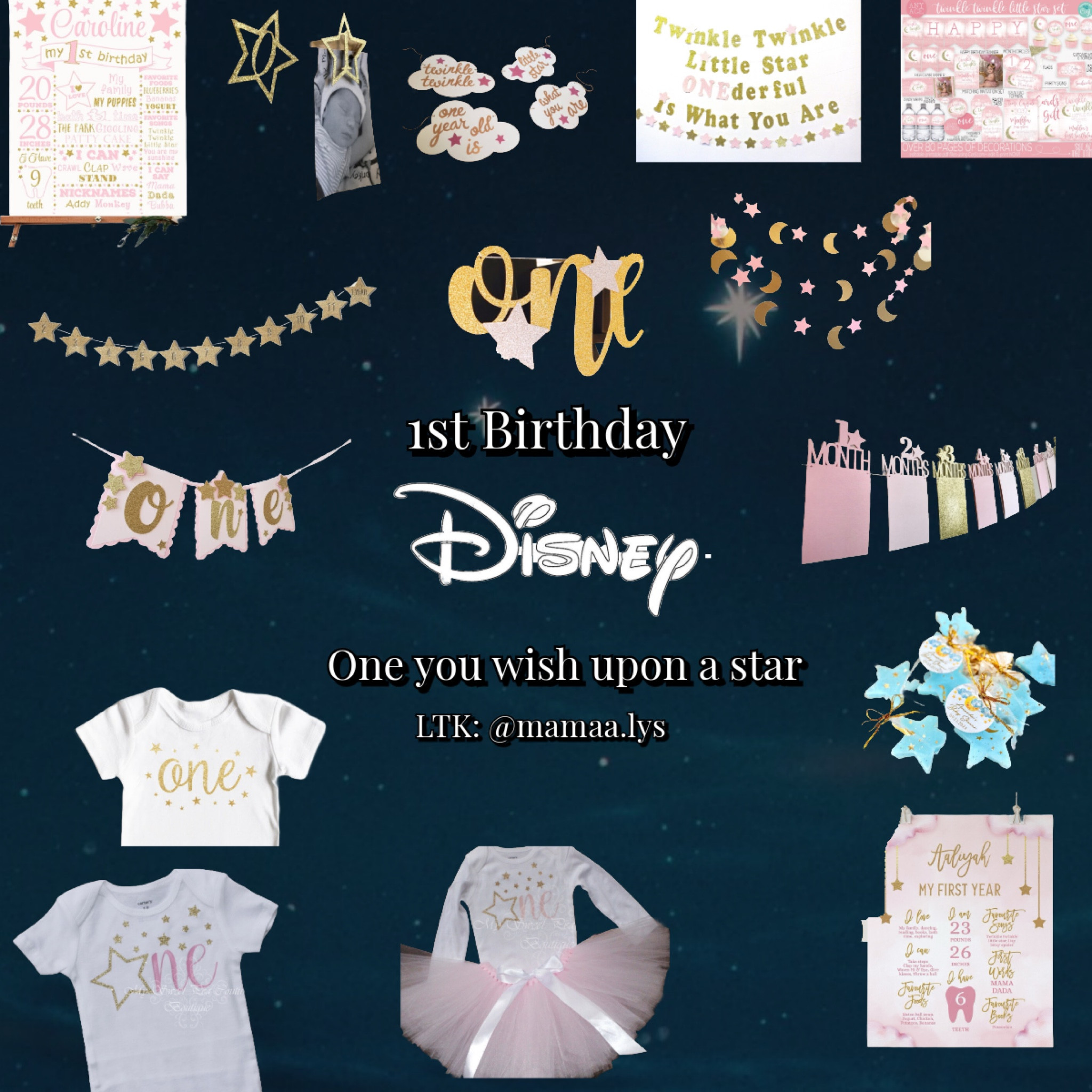 One you wish upon a star || Disney first birthday ✨

#LTKparties #LTKkids #LTKfamily
