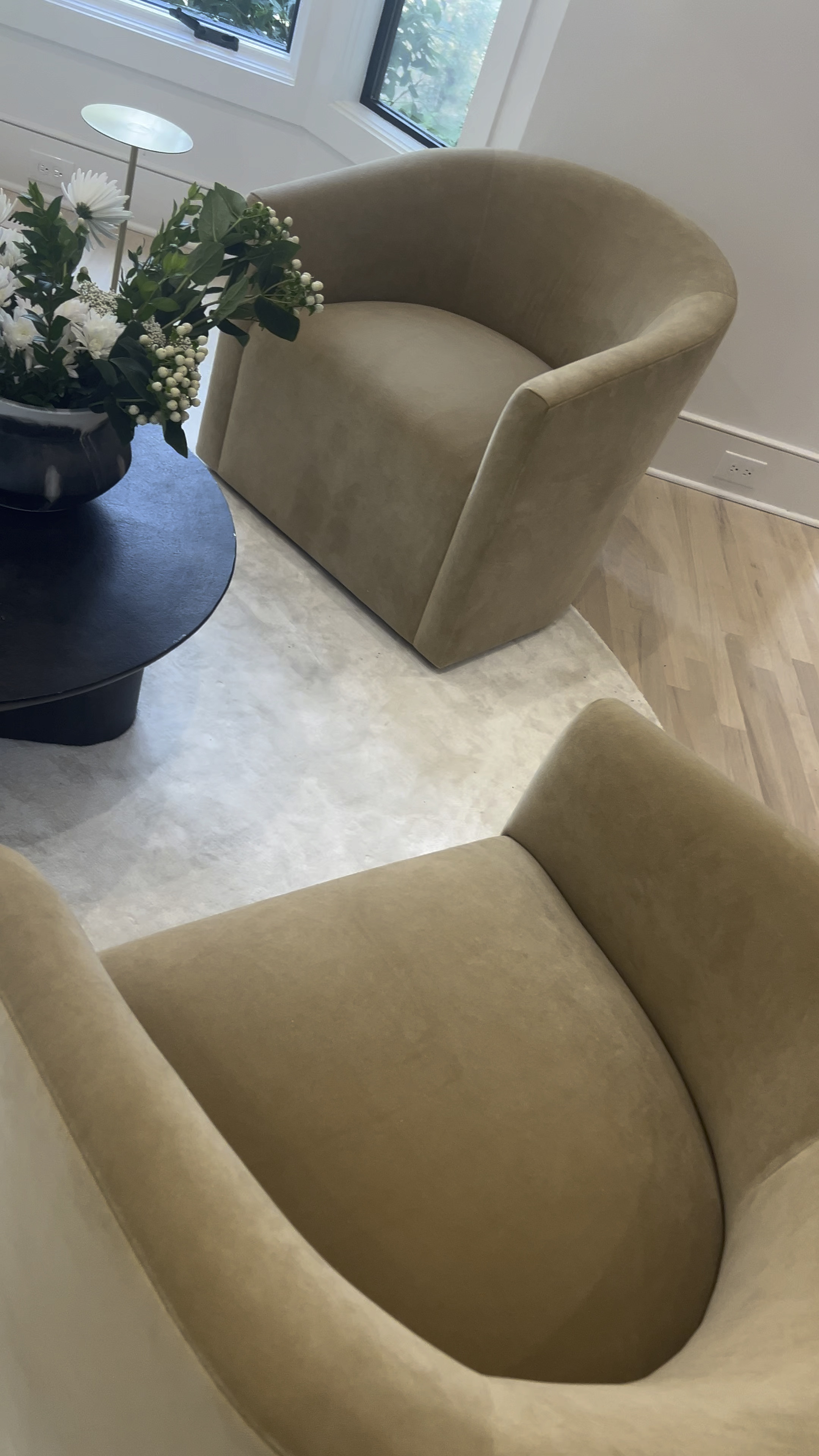 I love the formality of conversation seating. Four lush swivel chairs are perfection!!

#LTKHoliday #LTKVideo #LTKhome