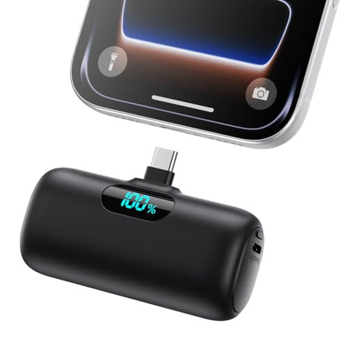 Mini Portable Charger Power Bank for iPhone 17/16/15 Series, 5000mAh PD USB C Cell Phone Portable Power,Travel Essentials Battery Pack for iPhone 17/17 Air/16/16 pro/15 Series/Android/Samsung Galaxy | Amazon (US)