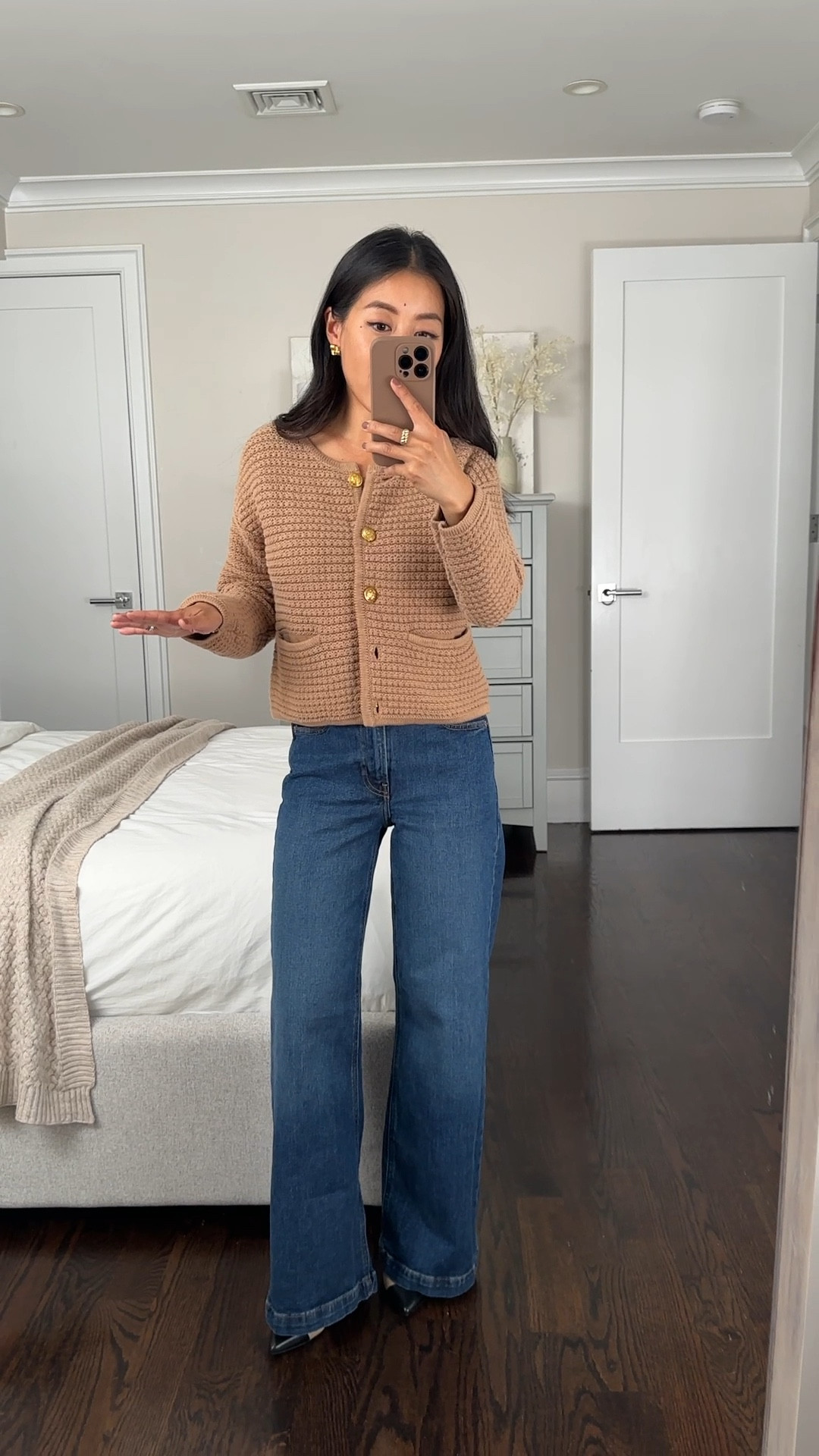 Fall staples restocked + on sale

• Gap cardigan xs petite - 100% cotton, chunky knit texture with a shorter and wider fit but I don't mind it! Nice quality and thicker weight. I own this in 2 colors.   • Gap stride jeans 24 petite - length runs a little long for petite and requires heels on me. However The length does shrink in the wash a bit if you machine wash and dry (I did not shrink mine, but my petite friend did it with her pair to wear with lower shoes)

#LTKSeasonal #LTKSaleAlert #LTKStyleTip