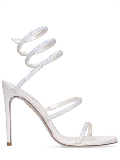 René Caovilla - 105mm embellished viscose & silk sandals - White | Luisaviaroma | Luisaviaroma