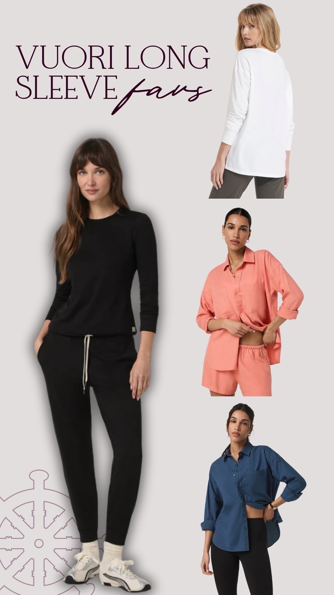 Vuori long sleeves I keep grabbing over and over 👟

These are perfect when you want something comfortable but still cute enough to wear outside the house. Great for workouts, errands, travel days, or just throwing on when you don’t want to think too hard about your outfit. Linking some favorites I found below!

#vuori #athleisurestyle #everydayoutfit #comfystyle #ltkcreator #ltkit #ltkfashion #LTKootd