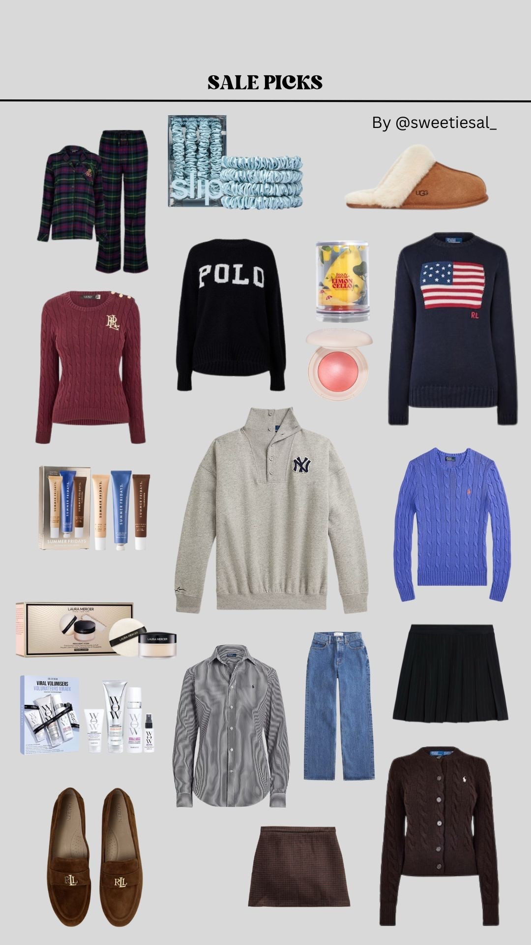 It’s the most wonderful time of the year… sales time..! 

There are some brilliant bargains to be had - 25% to 50% off being offered at many retailers. Here are some of my sale picks.. I’m fully embracing the 90s preppy American Ralph Lauren style at the moment 🇺🇸🗽

Also had to feature the BEST JEANS EVER and some beauty bits! 

Happy Shopping 🛍️ 

• Sales • Twixmas Sales • Ralph Lauren • Flannels • Pyjamas • Slippers • Ugg • Marks and Spencer • Space NK • Beauty Gift Set • Loafers • Shirt • Preppy Style • 90s Style • 

#LTKstyletip #LTKsale #LTKjeans