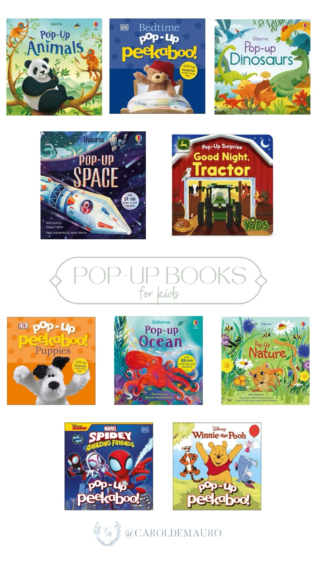 Make your toddler's reading time memorable by adding these colorful pop-up stories to your nursery shelf. You're going to love watching your child's face light up as their favorite characters and animals literally jump off the page.

amazon finds, home library, nursery room inspo, story books, kids activities, toddler must haves, learning through play, bedtime stories

#LTKSaleAlert #LTKKids #LTKHome