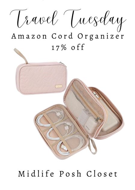 This Amazon cord organizer keeps all your charging cables & cords organized & confined to one space. I use this in my work bag as well!

#LTKsalealert #LTKtravel #LTKCyberWeek